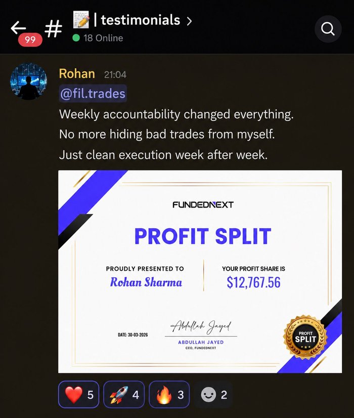 Rohan — FundedNext $12,767